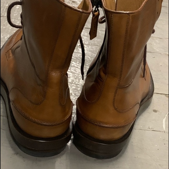 Men’s Brown Gucci Leather Boots 10.5 - Picture 6 of 6